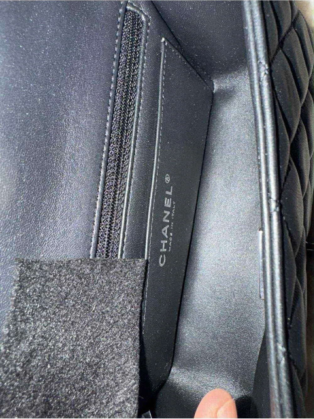 Chanel RARE SO BLACK  Classic Mini Flap Lambskin Black Hardware Handbag